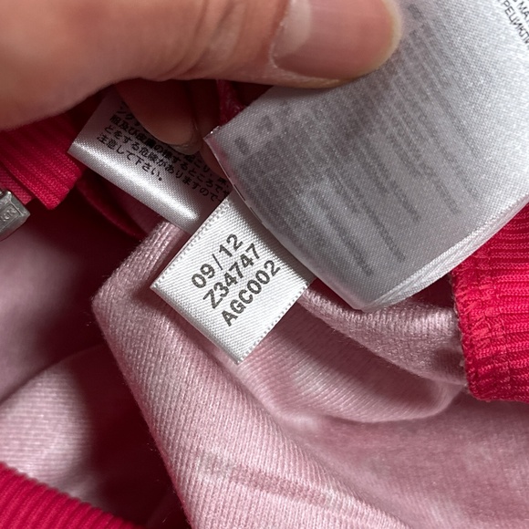 Adidas Originals Firebird Lips Kisses Pink Striped Track Jacket Womens Small - Picture 10 of 12